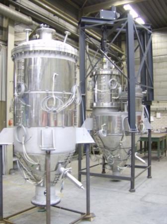 Cone of a pyrolysis installation made by Montair