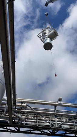Een quench wordt hoog in de lucht getakeld door Montair