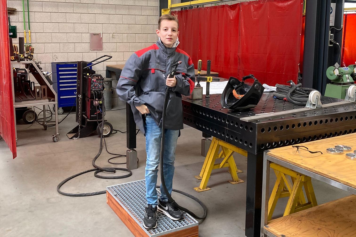 Snuffelstage van Jelle bij Montair Environmental Solutions